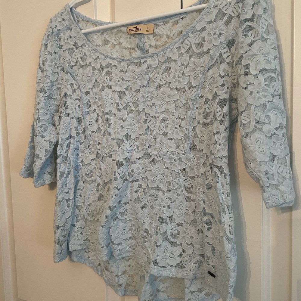 Hollister lace slip top